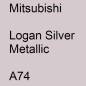 Preview: Mitsubishi, Logan Silver Metallic, A74.